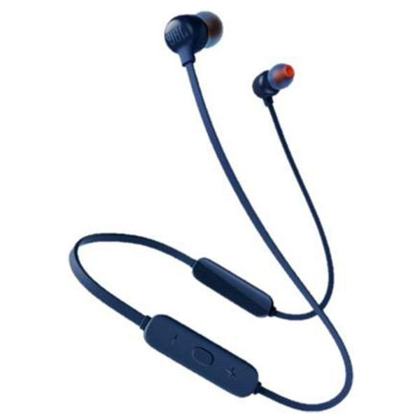 JBL T125BT Wireless In-Ear Pure Bass Headphones Blue/Coral