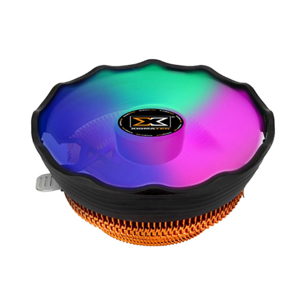 Xigmatek Apache Plus (Copper Anodized Aluminium Fins, 12cm 1500RPM Multi Color LED Fan)
