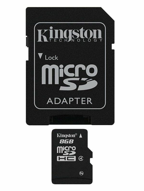 Kingston 8 GB microSDHC Class 4 Flash Memory Card SDC4-8GB