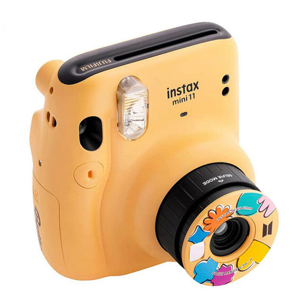 Fujifilm InstaX Mini 11 BTS Butter Version Instant Camera, Yellow, Compact