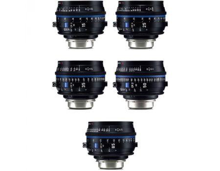 Zeiss CP.3 XD 5-Lens Set (PL Mount)